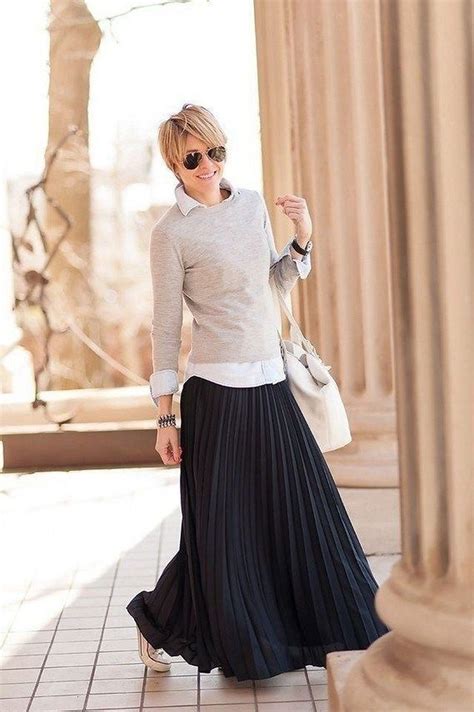 Long Skirt Winter Outfit